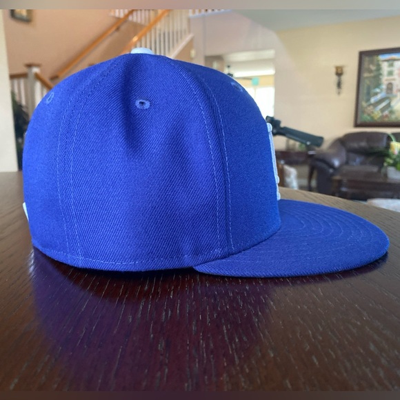 Los Angeles Dodgers MLB New Era Fitted Cap Hat Size 6 7/8 - Picture 5 of 6